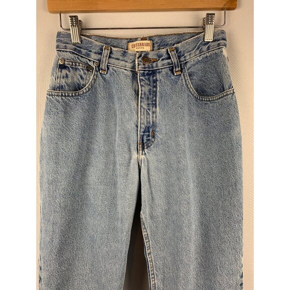 Vintage Crossroads High-Waisted Light Wash Jeans Size 8 - Picture 3 of 5
